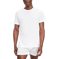 Tommy Hilfiger Men's Undershirts Multipack Cotton Classics Crew Neck T-Shirt