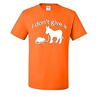 I Dont Give A Rats Funny Graphic Mens T-Shirts