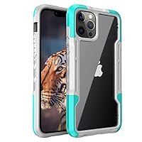 for iPhone 13 Pro Max Case Women, Clear Slim iPhone 13 Pro Max Case Men Military Grade Shockproof Case Silicone + Clear Acrylic Protective Case for iPhone 13 Pro Max, Teal
