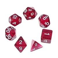 7pcs/Set Polyhedral Multi Sided Dice D4-D20 Dungeons&Dragon D&D RPG Poly Game Dice Sets DND