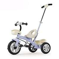 BicycleStroller Baby Bike Kids Tricycle Multifunction with Putter Portable Seat Folding Pedal Gifts for Boys and Girls