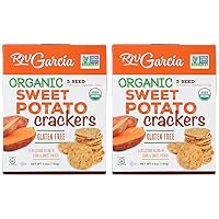 Organic Sweet Potato Crackers, 5.5 OZ (Pack of 2)