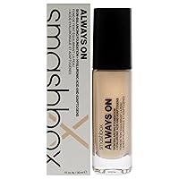 Always On Foundation with Hyaluronic Acid, Medium-To-Full Coverage, Evens Skin Tone with a Natural Finish