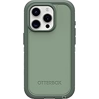 OtterBox iPhone 15 Pro (Only) Defender Series XT Case - EMERALD ISLE (Green), Screenless, Rugged, Snaps to MagSafe, Lanyard Attachment