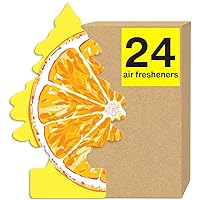 LITTLE TREES Air Fresheners Car Air Freshener. Hanging Tree Provides Long Lasting Scent for Auto or Home. Sliced, 24 Air Fresheners