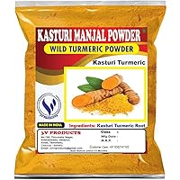 3V Products: Kasturi Turmeric Powder 100g | Wild Turmeric Powder | Kasturi Manjal Powder | Haldi Powder for Skin & Face