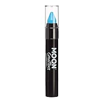 Face Paint Stick / Body Crayon Makeup for The Face & Body by Moon Creations - 0.12oz - Light Blue