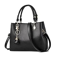 Top Handle Bags for Women Soft Vegan faux Leather Satchel Purses Handbags Ladies Tote Shoulder Bag Medium