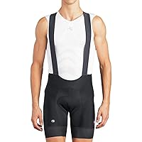 Giordana Men's FR-C Pro Cycling Bib Shorts, 5cm Shorter Length, Black, XL