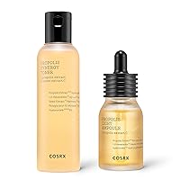COSRX Honey Glow Ritual- Honey Toner + Serum Duo- Korean Toner & Moisturizer for Daily Hydration, For all Skin Types, Propolis Extract, Korean Skincare, Glow and Radiance
