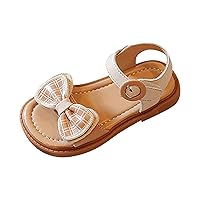 Shoes for Girls Toddler Fahsion Casual Beach Summer Sandals Children Party Wedding Anti-slip Sticky Shoelace Slippers Sandals
