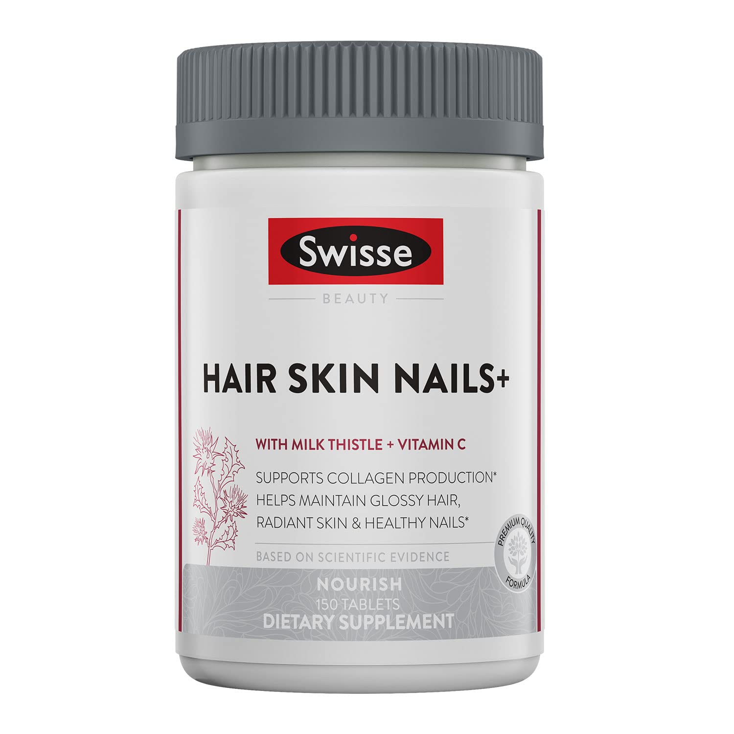 Mua Swisse Biotin Hair Skin and Nails Vitamins for Women & Men | Supports  Hair Growth & Collagen Production | Vitamin C, Milk Thistle & Silica |  Collagen Supplement for Hair Skin
