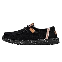 Hey Dude Women's Wendy Washed Canvas | Women’s Shoes | Women’s Lace Up Loafers | Comfortable & Light-Weight
