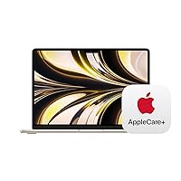 Apple 2022 MacBook Air Laptop with M2 chip: 13.6-inch Liquid Retina Display, 8GB RAM, 256GB SSD Storage; Starlight with AppleCare+ (3 Years)