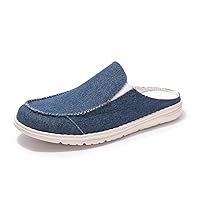 Colgo Womens Mules Shoes, Comfortable Slip on Canvas Shoes for Women