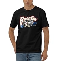 Sacramento River Cats Logo T-Shirt Men's Classic Basic Homecoming Basic Spring Short Sleeve Tops