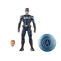 Marvel Hasbro Legends Series Captain America, Captain America: The Winter Soldier Collectible 6 Inch Action Figures, Legends Action Figures