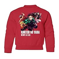 Anime Manga Tanjiro Nezuko Zenitzu Demon Youth Crewneck Sweater