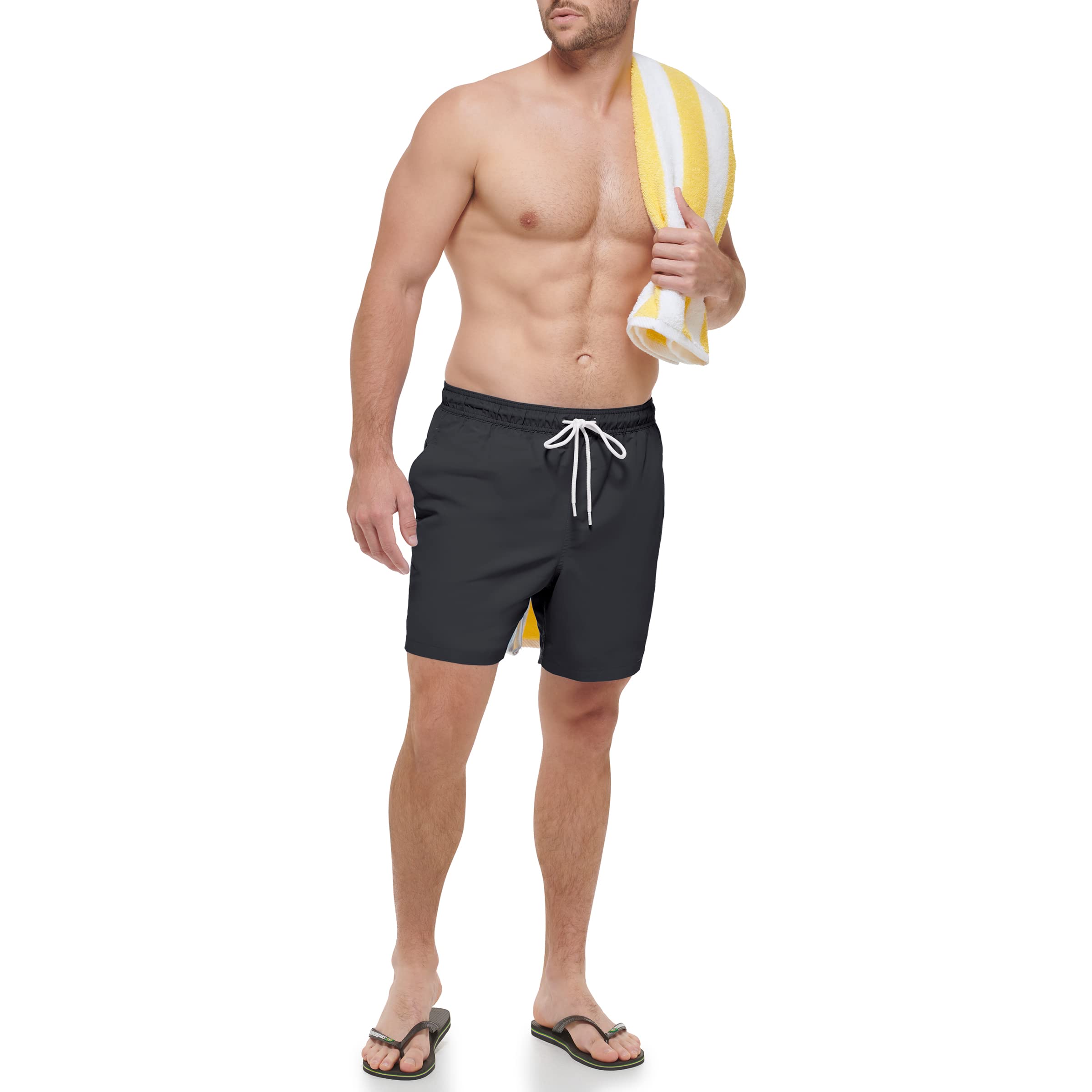 Calvin Klein Men's Standard Uv Protected Quick Dry Swim Trunk