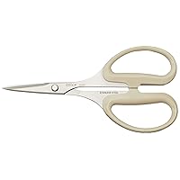 Misuzu Silky All-Purpose Scissors, 6.5 inches (165 mm), Gray