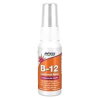 Supplements, Vitamin B-12 Liposomal Spray with Folic Acid, TMG and B-6, 2-Ounce