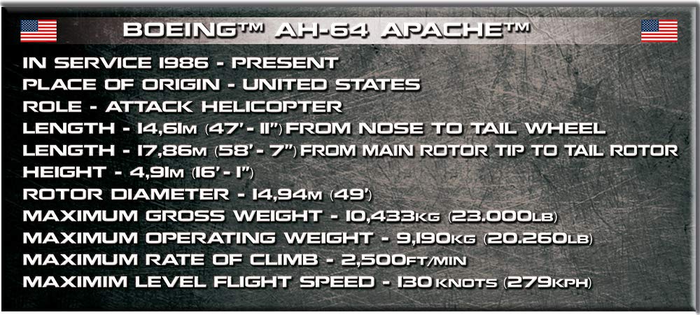 COBI 510 Pcs Armed Forces /5808/ Ah- 64 Apache