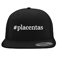 #Placentas - Yupoong 6089 Structured Flat Bill Hat | Trendy Baseball Cap for Men and Women | Modern Cap in Snapback Closure