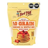 10 Grain Pancake & Waffle Mix, 24 Oz