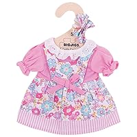 Bigjigs Toys Pink Floral Dress (for Size Small Doll) Dolls ONLY