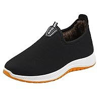 Mens Sneakers Running Walking Shoes Winter Cotton Shoes Plush Thickened Cotton Shoes Old Cloth Shoes Man Shoes Casual and Fashion Shoes Sport Walking Shoes