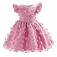 Baby Girl Dresses 3 Months Dress Birthday Party Kids Floral Bowknot Costume Gown Princess Dress Girl Dresses 2t