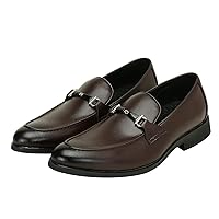 Men's Formal Wear Metal Accessories One-Step Rubber Sole Business Shoes