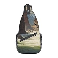 Rapid Water Cross Chest Bag Crossbody Backpack for Women Men Sling Bag Travel Hiking Daypack