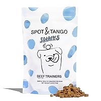 Spot & Tango Dog Training Treats - 100% Beef Liver, Freeze-Dried Dog Treat - Grain & Gluten-Free - for Small, Medium, and Large Dogs - for Puppies Through Seniors