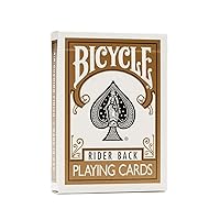 Bicycle Rider Back Gold Deck