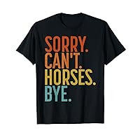 Funny Horse Shirt for Men Women Boys or Girls T-Shirt