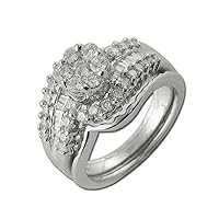 AGS Certified Diamond 1.25 Carat tw Anniversary Ring 14K White Gold