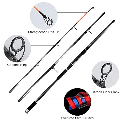 Mua Dr.Fish Surf Fishing Rod and Reel Combo, Saltwater Fishing