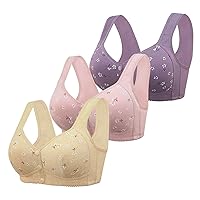Women Wirefree Full-Coverage Bra Everyday Seamless Padded Workout Gym Yoga No Underwire Bralette