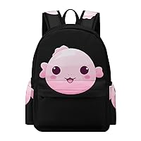 Pink Blobfish Mini Backpack Printed Shoulder Bag Travel Daypack Camping Work Bags