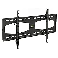 Mount-It! Slim Tilting TV Wall Mount Bracket for 32-55 Inch Samsung, Sony, Vizio, LG, Sharp TVs with Low Profile Design up to VESA 600x400mm, Black