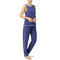 Nautica Womens Brushed Jersey Pajama Tank Top