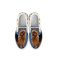 Kid's Slip Ons- Australian Terrier Print Slip-Ons Shoes for Kids