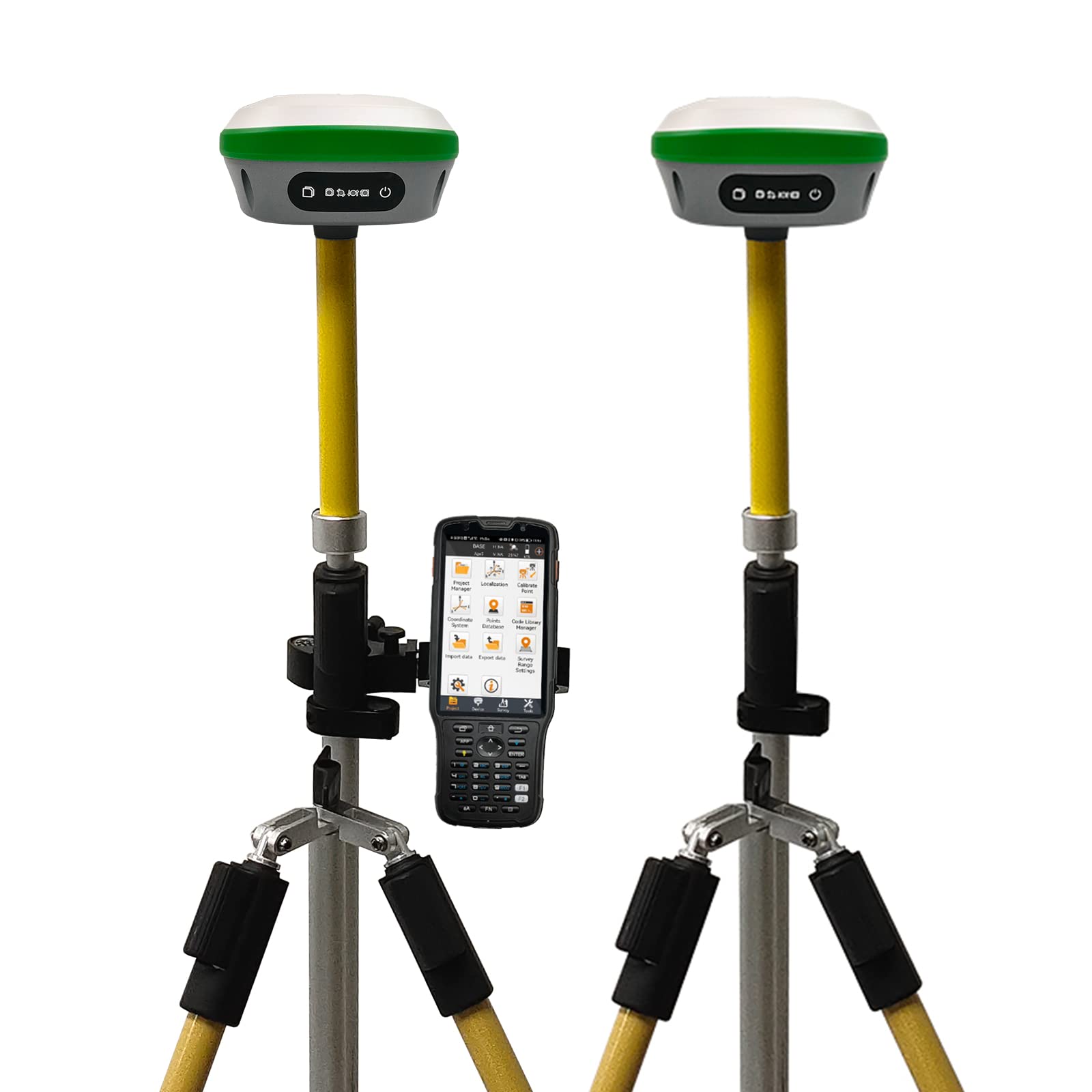 SMAJAYU R26 V2 GNSS RTK GPS Surveying Equipment Rover Base Handheld, 1408 Channels, 1cm Accuracy, 5km Distance