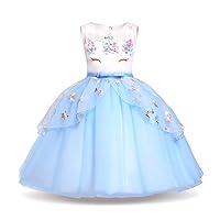 Dressy Daisy Toddler Little Girls Rainbow Unicorn Costumes Birthday Party Dresses Princess Gown Halloween Outfits Dress Up