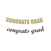 Congrats Grad Banner - Graduation Party Decorations, Grad Banner, Congrats 2024 Graduate Decor (Custom)