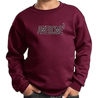 Kids Awesome Cubed Funny Math Youth Sweatshirt