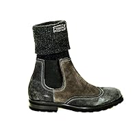 00002703 Italian Designer Men Winter Waterproof Suede Fashion Boots - Gray