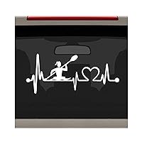 Custom Girl Kayak Heartbeat Lifeline Monitor Decal Sticker 12.50 Inch BG 635 C