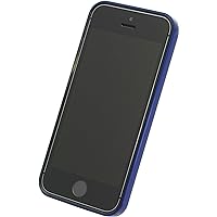 Power Support Flat Bumper Set for iPhone5s/5 Metallic Blue PJK-43